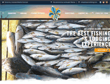 Tablet Screenshot of delacroixfishing.com